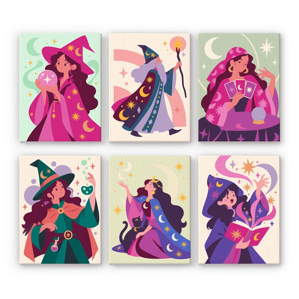 Brujas, Tarot y Estrellas- Pintar por Números- Canvas by Numbers