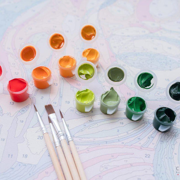 El Jardín del Artista en Giverny- Pintar por Números- Canvas by Numbers