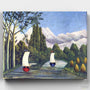 Los Bancos de Oise- Pintar por Números- Canvas by Numbers