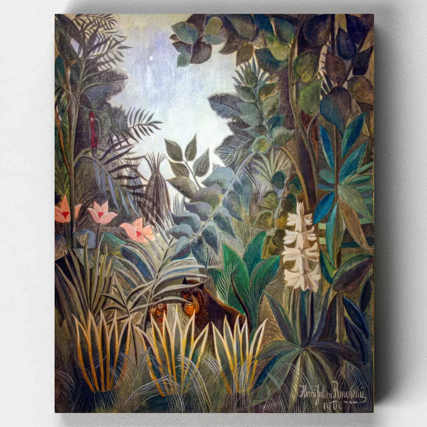 La Jungla Ecuatorial- Pintar por Números- Canvas by Numbers