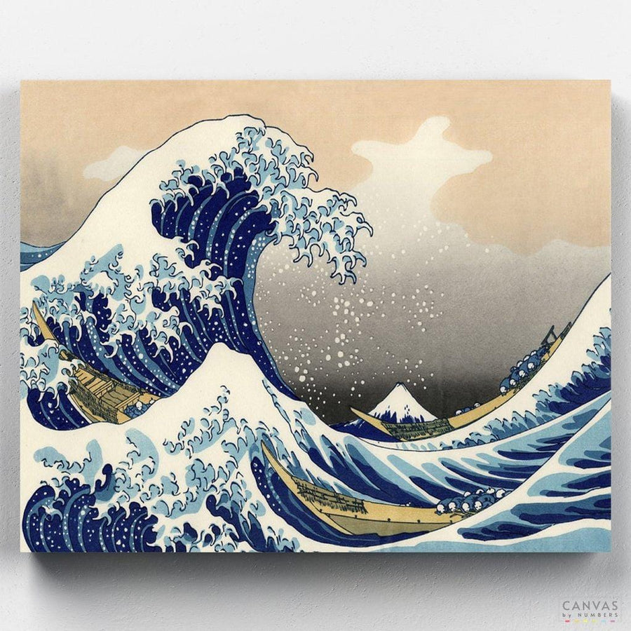 La Gran Ola- Pintar por Números- Canvas by Numbers