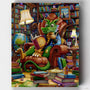 El Dragón Ilustrado- Pintar por Números- Canvas by Numbers