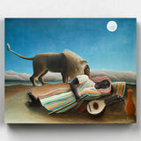 La Gitana Dormida - Kit Pintar por Números