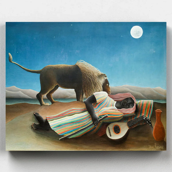La Gitana Dormida - Kit Pintar por Números