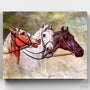 Tres Caballos- Pintar por Números- Canvas by Numbers
