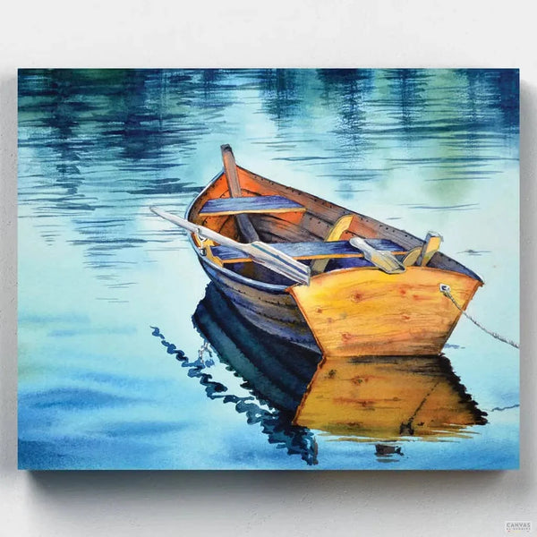 Tranquilidad en el Lago - Pintar por Números- Pintar por Números- Canvas by Numbers