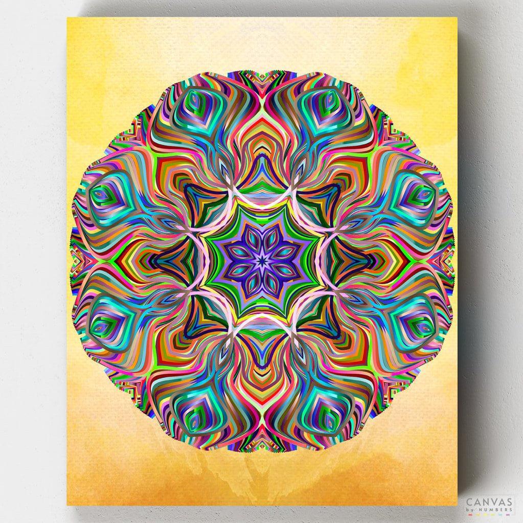 Confianza - Mandala Pintar por Números- Pintar por Números- Canvas by Numbers