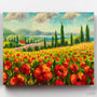 Paisaje en la Toscana- Pintar por Números- Canvas by Numbers