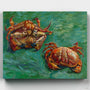 Dos Cangrejos- Pintar por Números- Canvas by Numbers