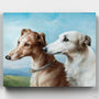 Dos Galgos- Pintar por Números- Canvas by Numbers