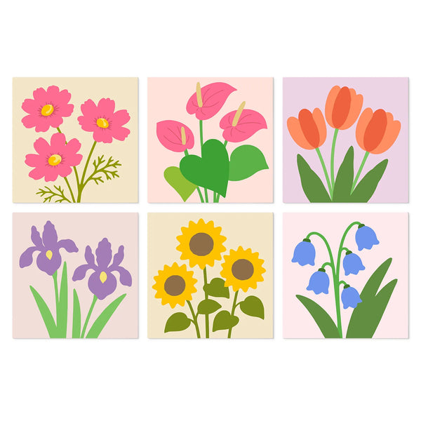 Ramos de Flores Silvestres - Mini Kit Pintar por Números