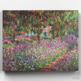 El Jardín del Artista en Giverny- Pintar por Números- Canvas by Numbers