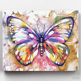 Mariposa de Colores- Pintar por Números- Canvas by Numbers