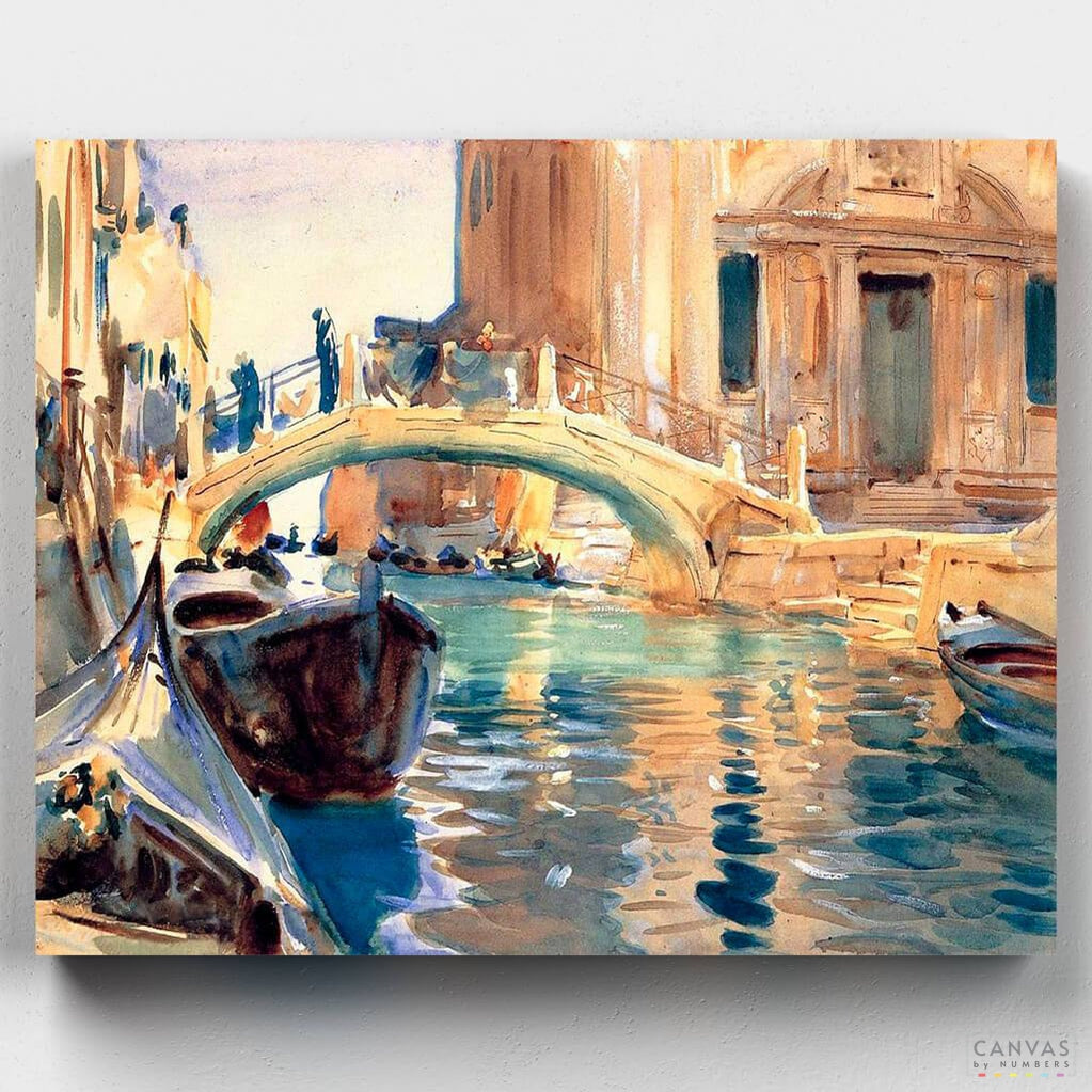 Venecia- Pintar por Números- Canvas by Numbers