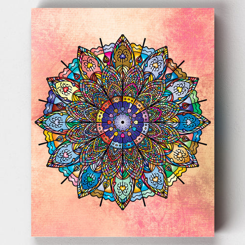 Paint mandalas for a gift