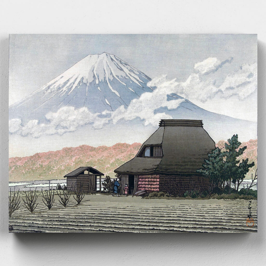 Monte Fuji desde Narusawa- Pintar por Números- Canvas by Numbers