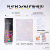 Chrysanthemum- Pintar por Números- Canvas by Numbers