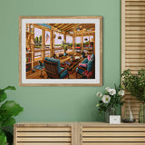 La Casa del Lago- Pintar por Números- Canvas by Numbers