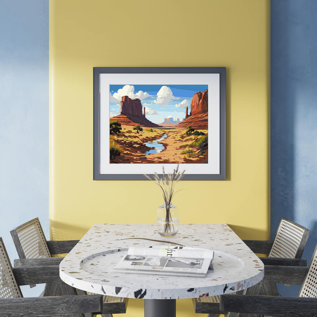 Monument Valley- Pintar por Números- Canvas by Numbers